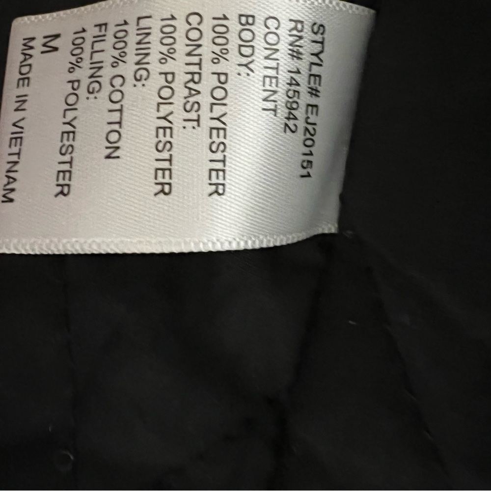 Eden Society Sherpa and faux fur hooded jacket, black, Size medium NWOT - Picture 5 of 6